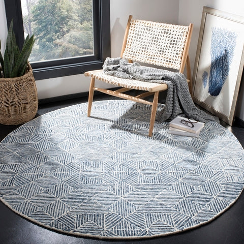 safavieh clearance abstract abt763m blue rug