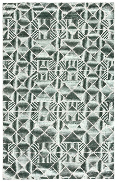safavieh clearance abstract abt763w dark green rug