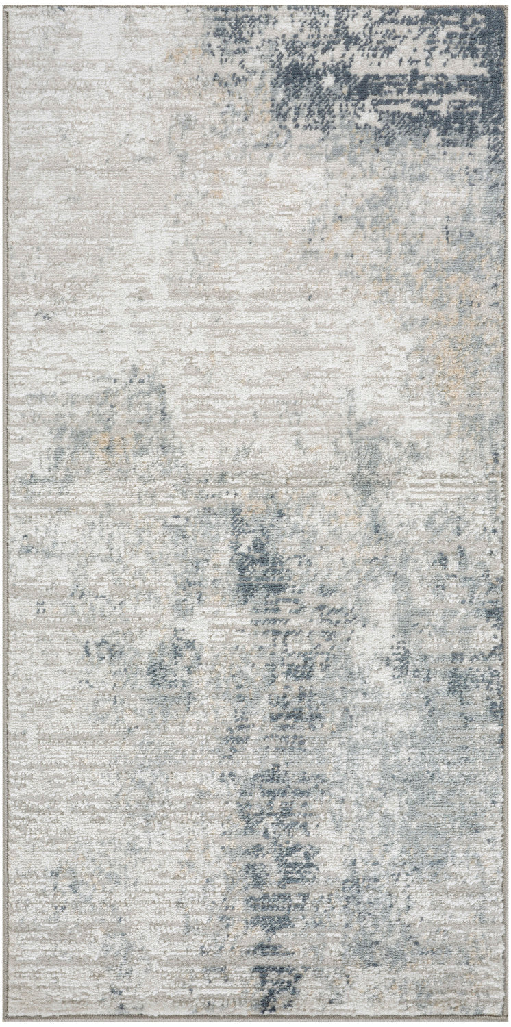 nourison dekor dek07 grey navy rug
