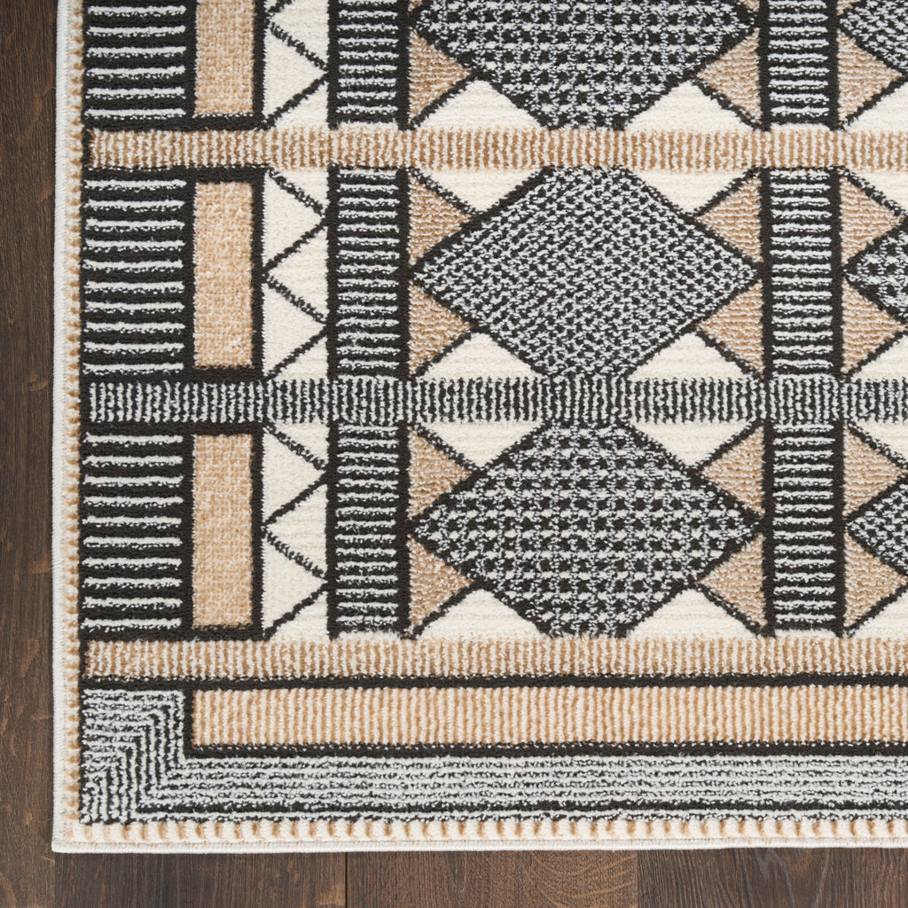 nourison nordic nrc06 ivory multicolor rug