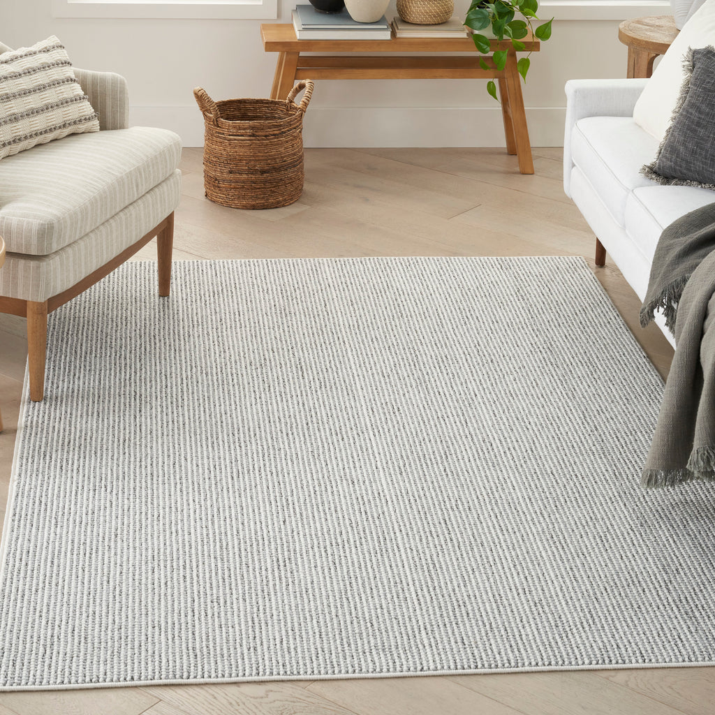 nourison natural texture ntx01 ivory grey rug