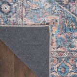 nourison new concept washables sr101 light blue multicolr rug