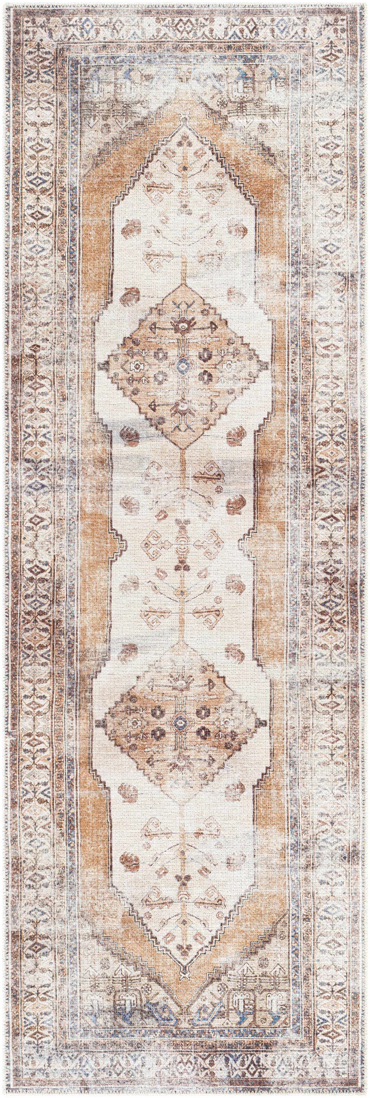 Hauteloom Arncliffe ACCI Orange Machine Made Polyester Rug