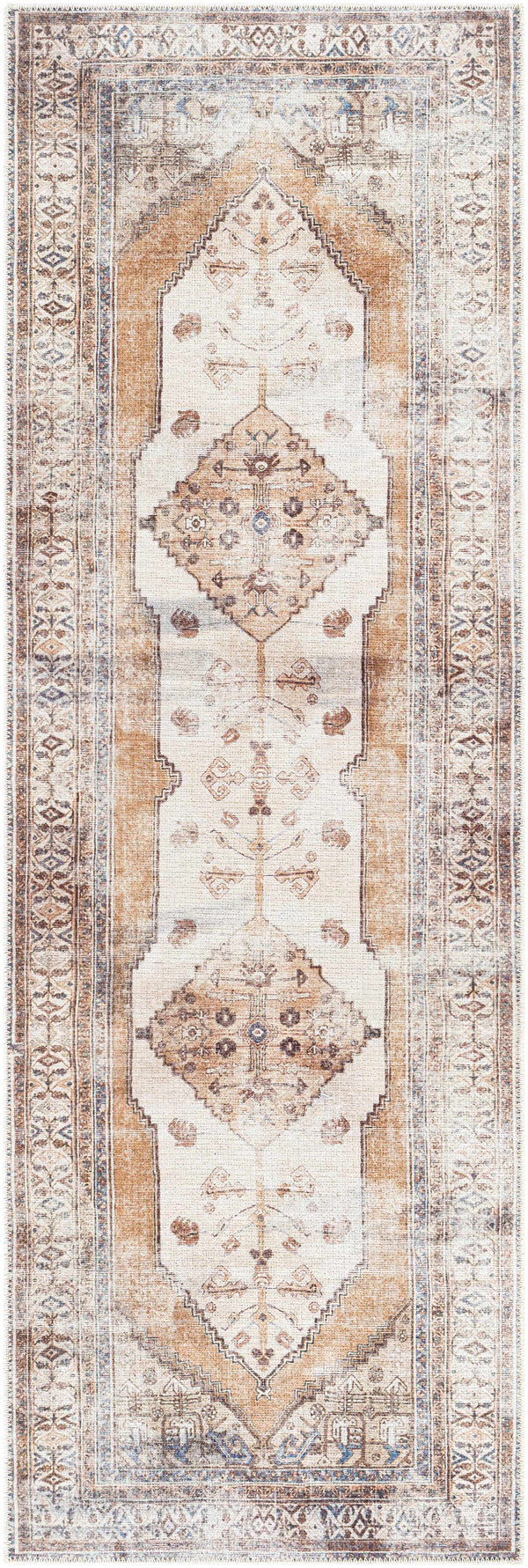 Hauteloom Arncliffe ACCI Orange Machine Made Polyester Rug