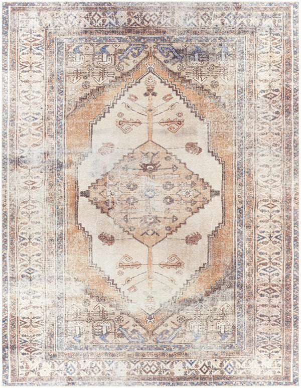 Hauteloom Arncliffe ACCI Orange Machine Made Polyester Rug