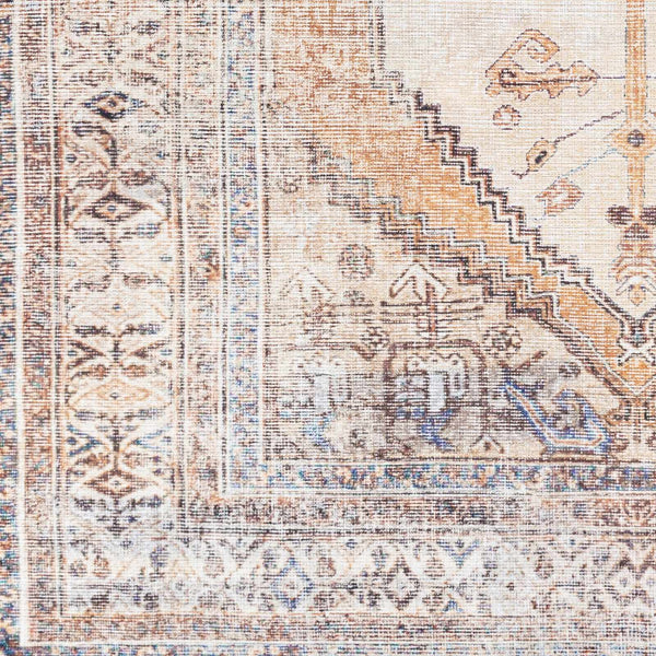 Hauteloom Arncliffe ACCI Orange Machine Made Polyester Rug