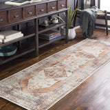 Hauteloom Arncliffe ACCI Orange Machine Made Polyester Rug
