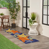 nourison aloha alh28 blue multicolor rug
