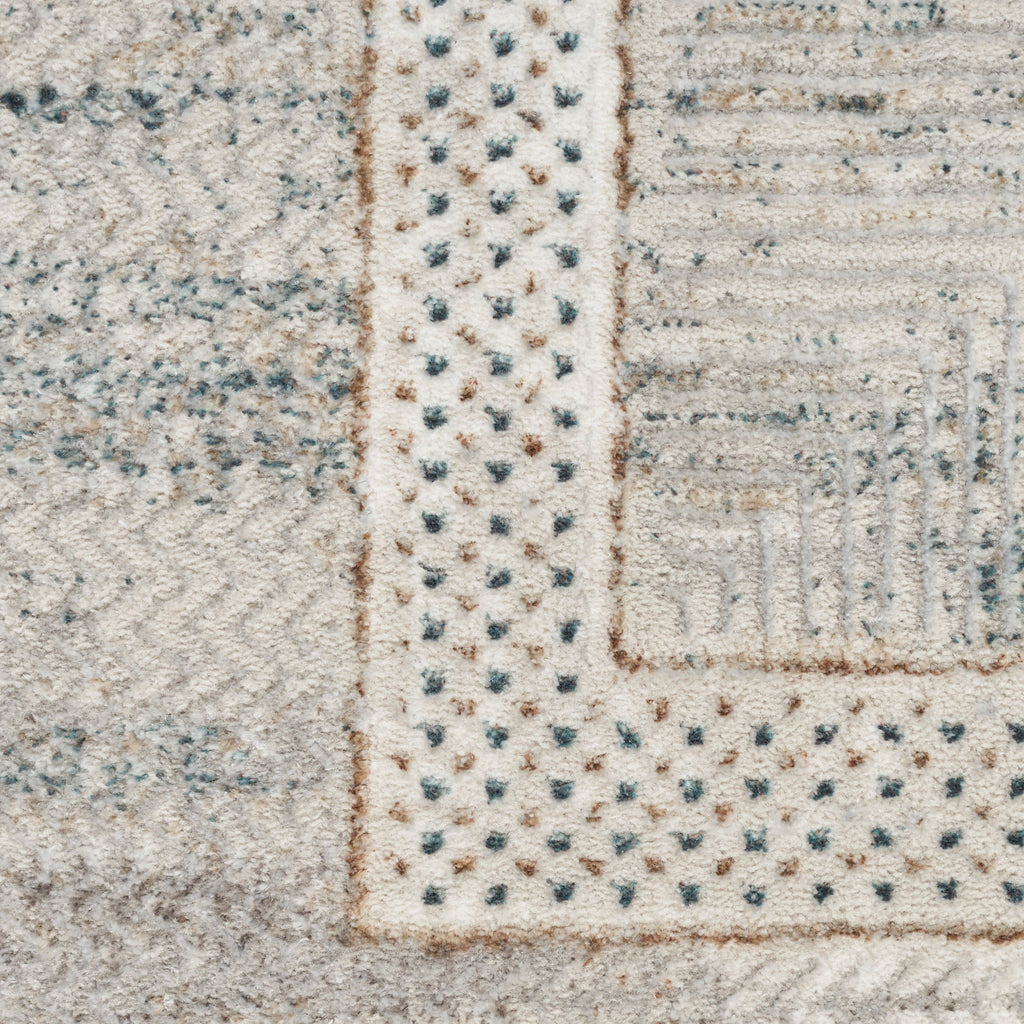 nourison glitz glz07 ivory multicolor rug
