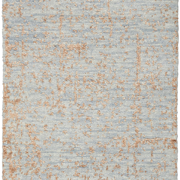 nourison luna lun01 blue mocha rug