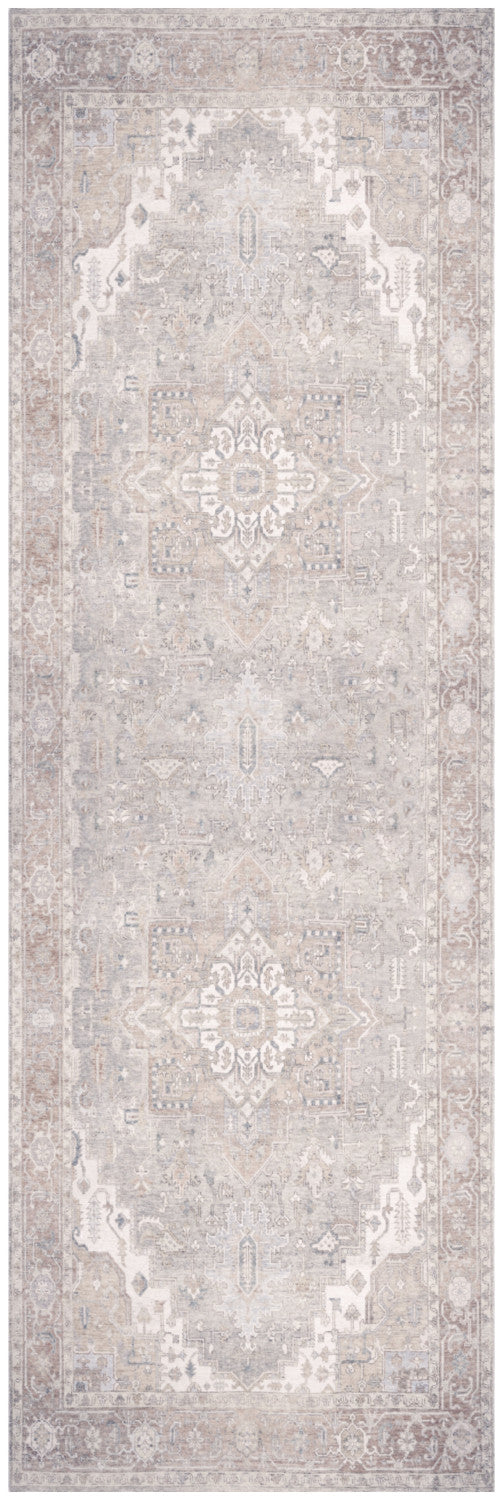 nourison vintage washables vws07 light blue rug