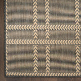 nourison horizon indoor outdoor hoz04 charcoal rug