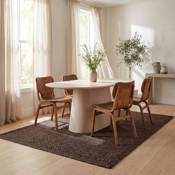 dash albert messi da2370 chocolate brown braided jute rug