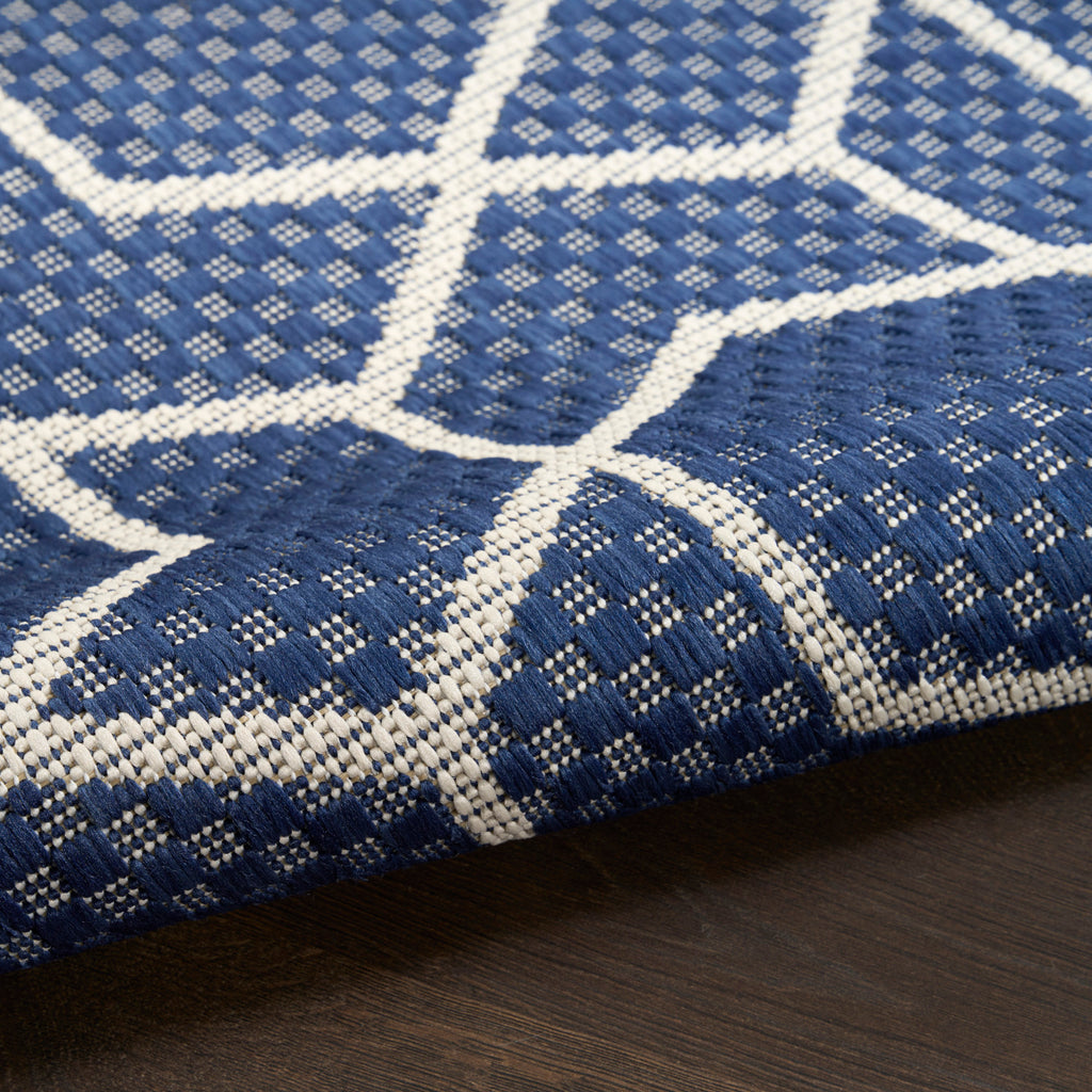 nourison horizon indoor outdoor hoz01 navy rug