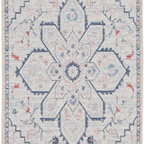 nourison new concept washables sr110 ivory blue rug