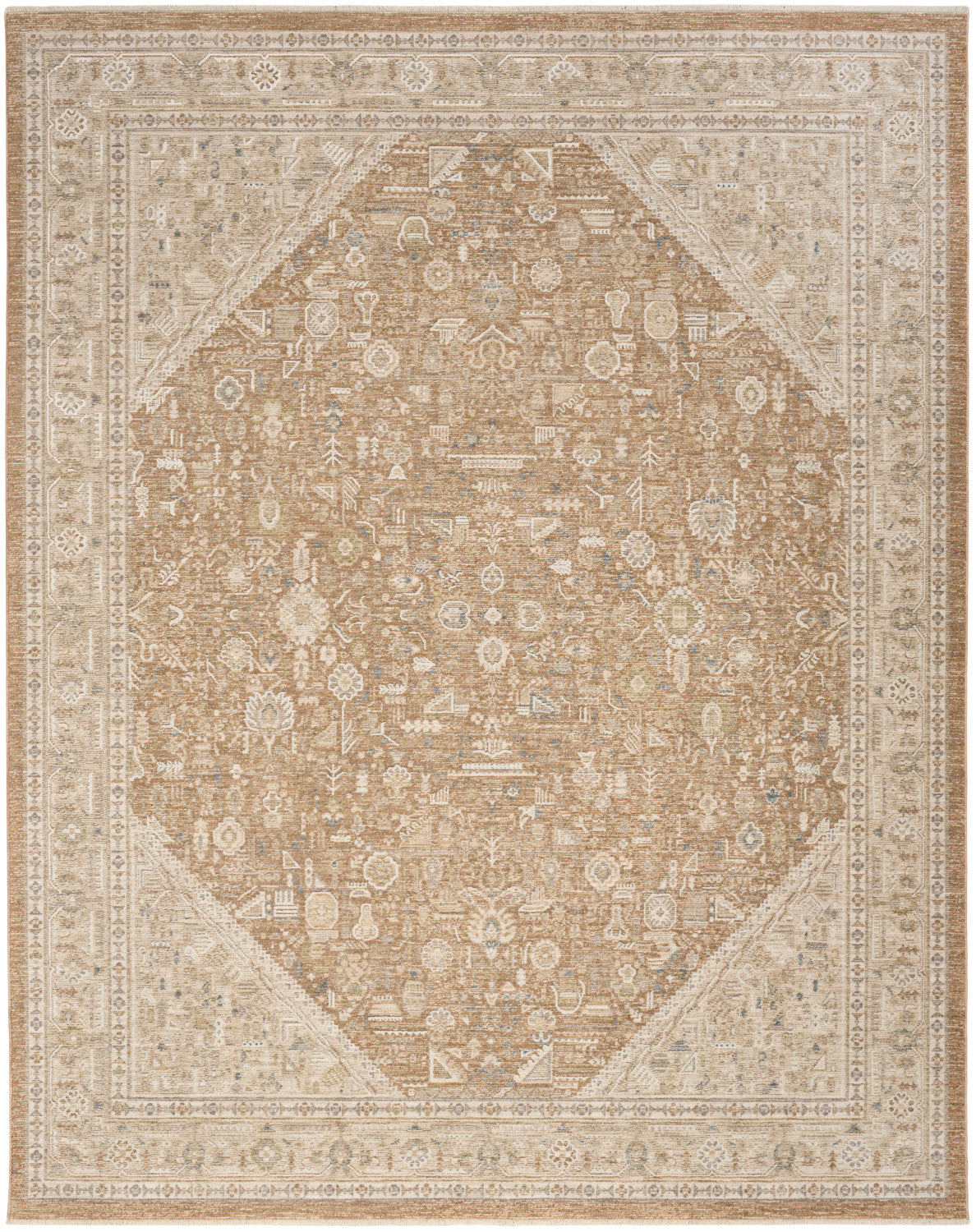 nourison retreat ret03 mocha rug
