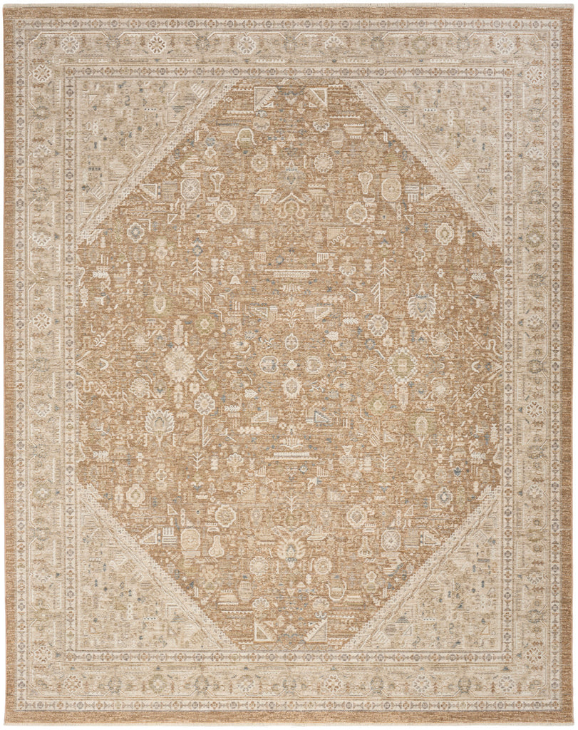 nourison retreat ret03 mocha rug