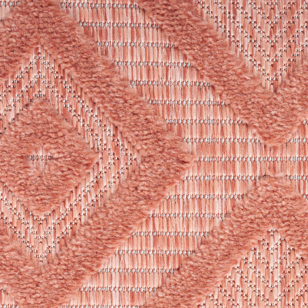 nourison versatile nrv01 coral orange rug