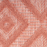 nourison versatile nrv01 coral orange rug