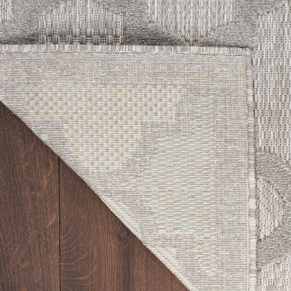 nourison easy care nes01 silver grey rug
