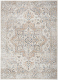 nourison astra machine washable asw12 silver grey rug