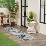 nourison aloha alh31 blue grey rug