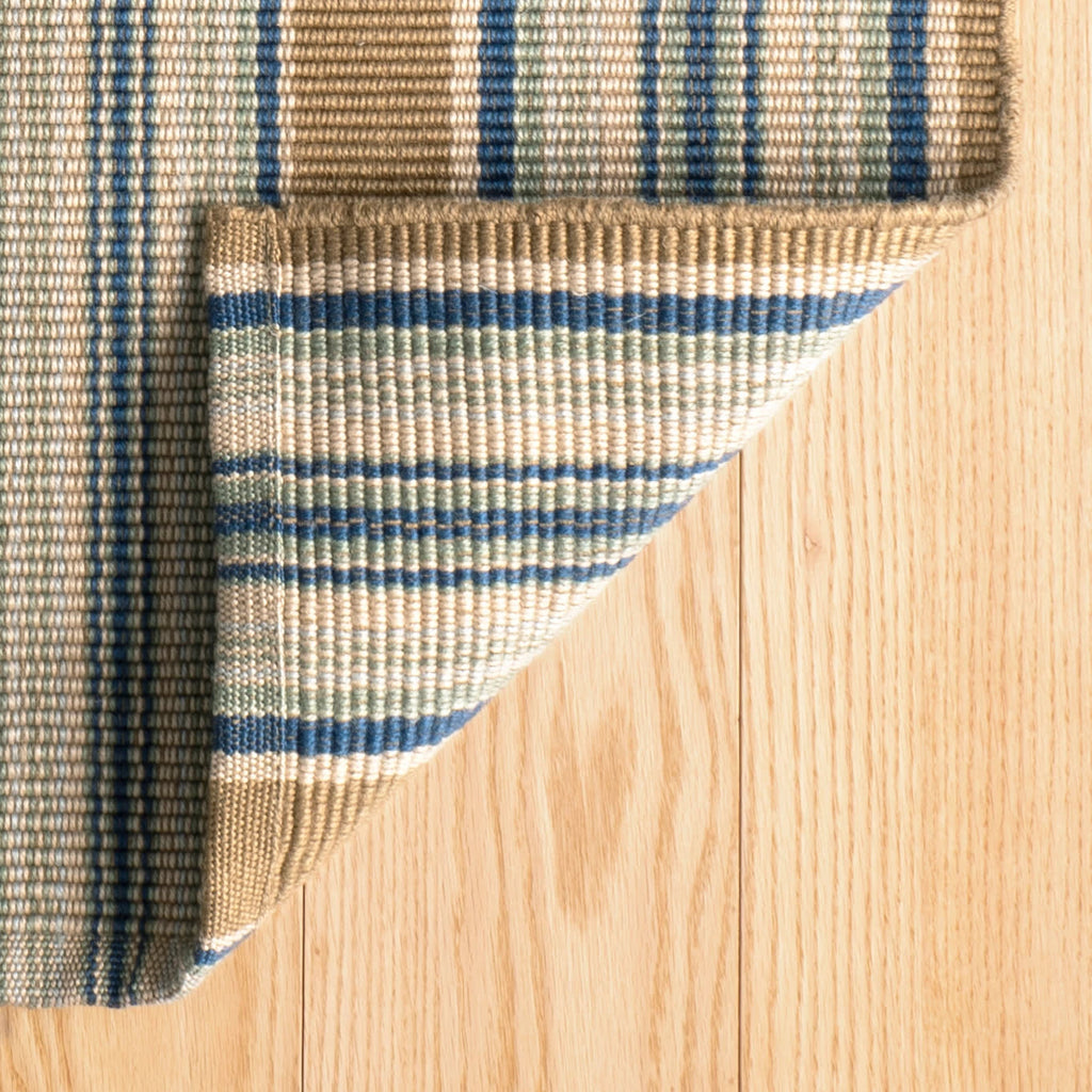 dash albert blue heron stripe rp41 multi rug