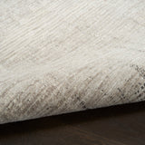 nourison ck079 notes not06 ivory charcoal rug