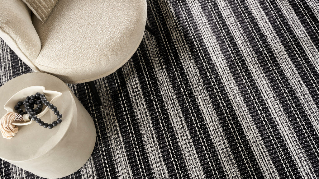 rugs done right custom carolina stripe crlst noir rug