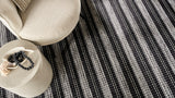 rugs done right custom carolina stripe crlst noir rug