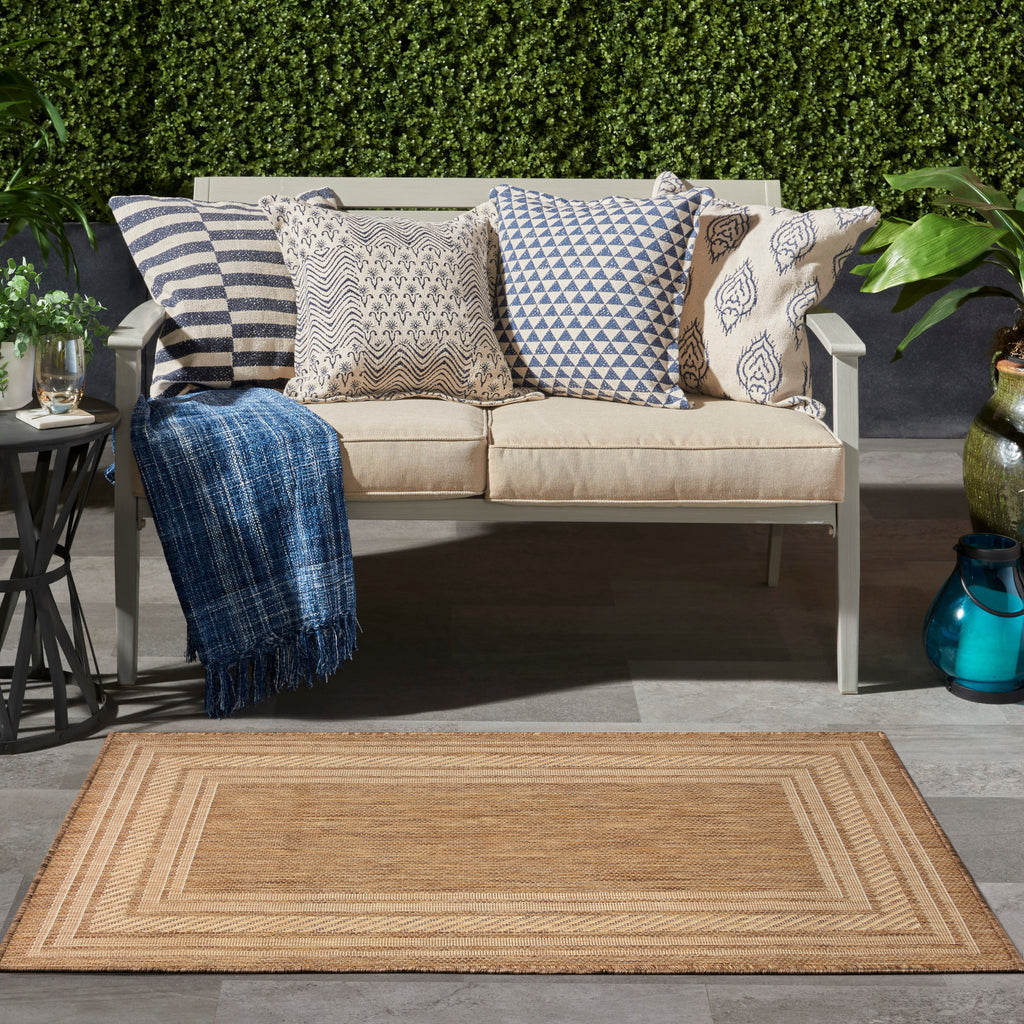 nourison horizon indoor outdoor hoz03 natural rug