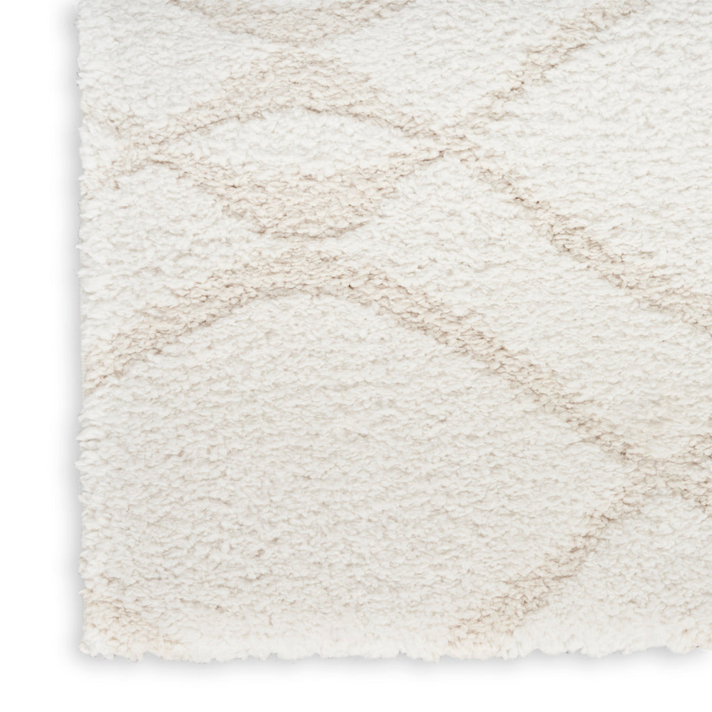 nourison modern shag mmd03 ivory beige rug
