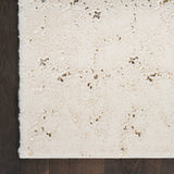 nourison cozy shimmer csh01 ivory gold rug