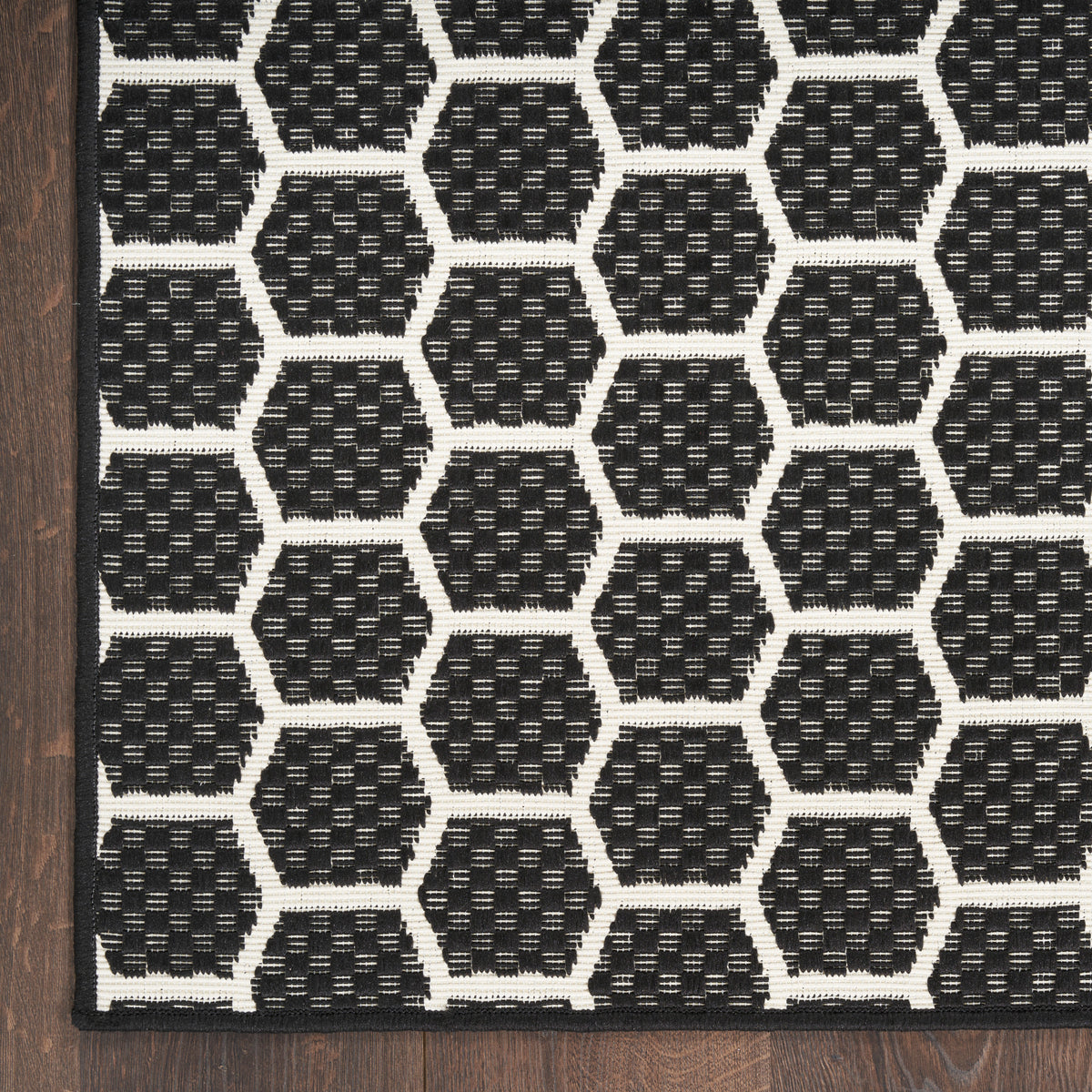 nourison twist reversible tws01 black rug