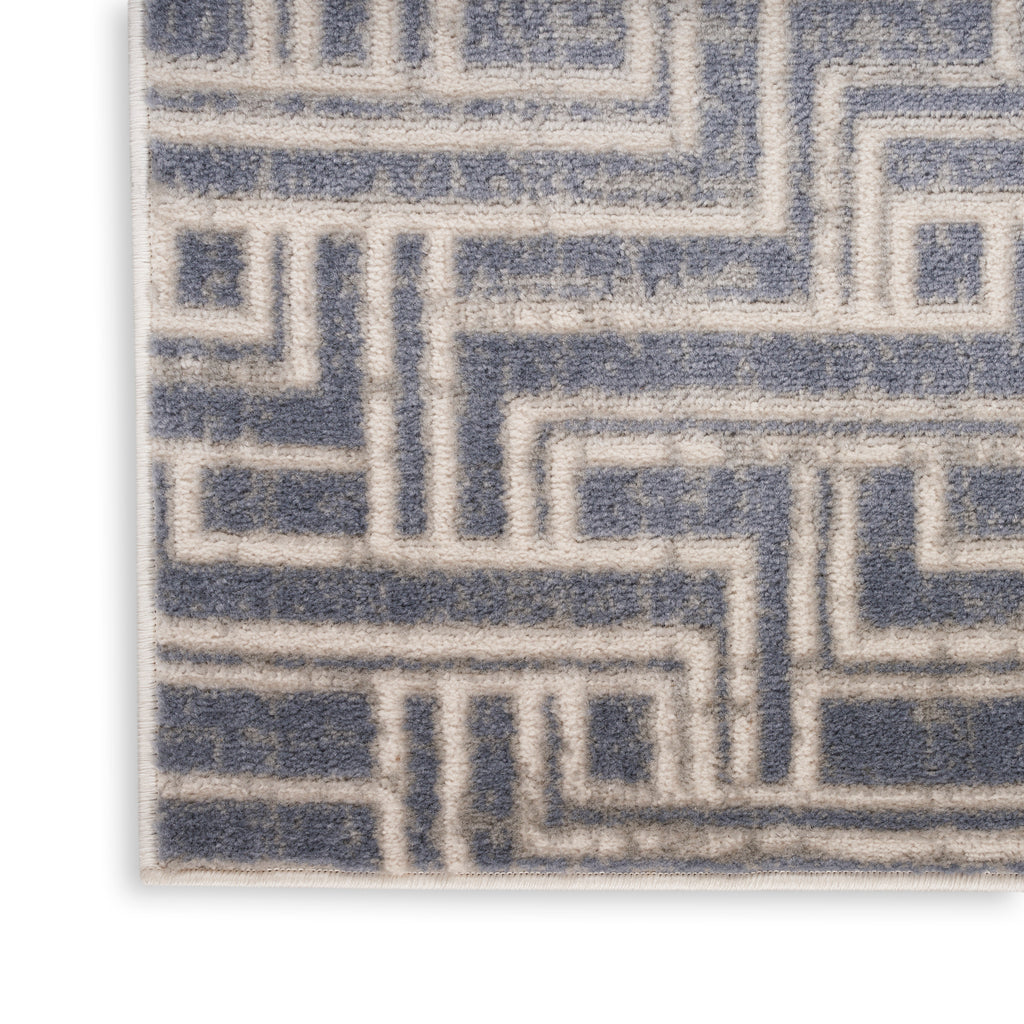nourison serenity home srh04 blue ivory rug