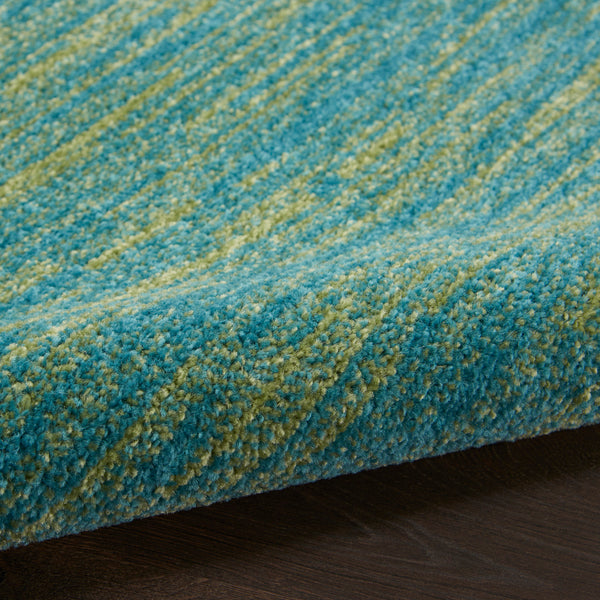 nourison nourison essentials nre01 blue green rug