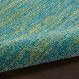 nourison nourison essentials nre01 blue green rug