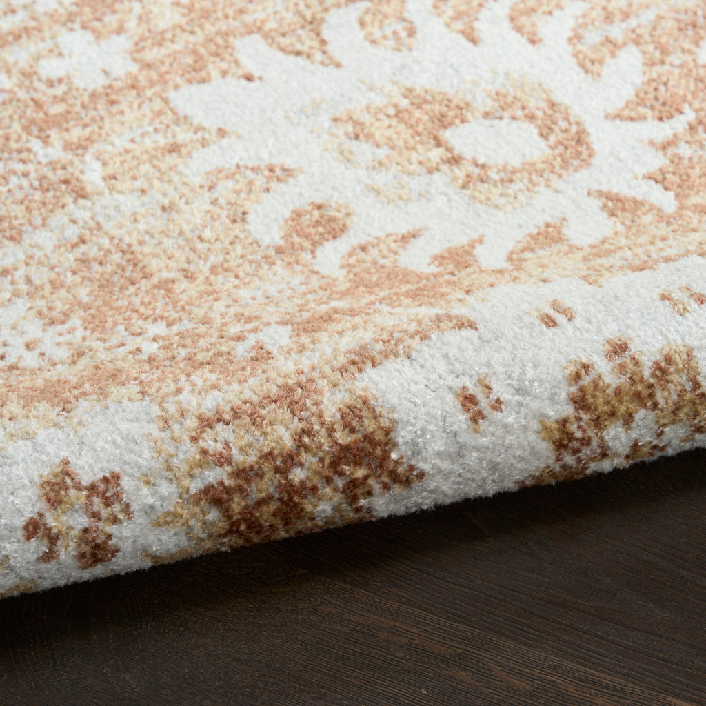 nourison astra machine washable asw19 copper rug
