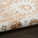 nourison astra machine washable asw19 copper rug