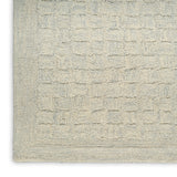 nourison pure grids pgr01 light blue rug