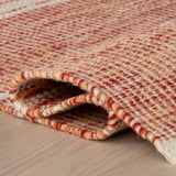dash albert malta da2432 pink woven flatwoven wool rug