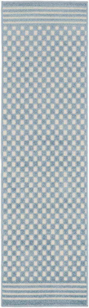 nourison care free caf02 blue rug