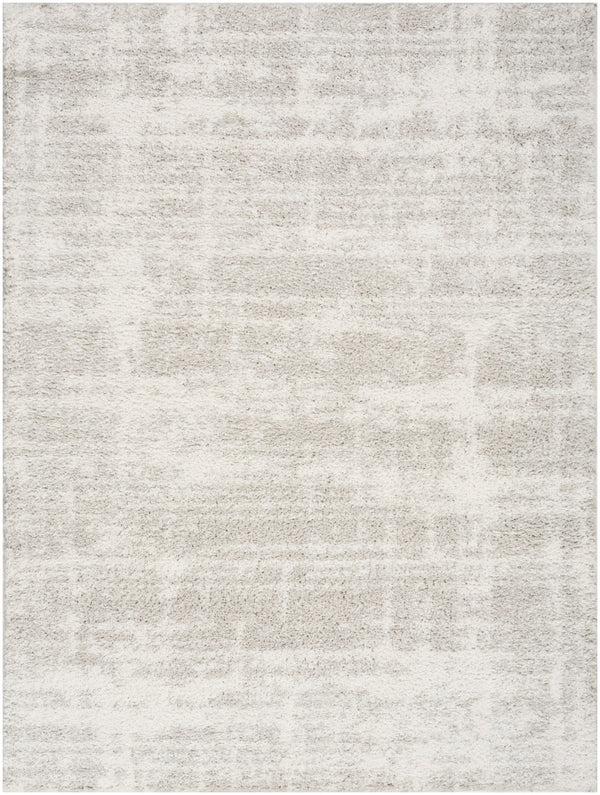 nourison modern shag mmd04 ivory grey rug