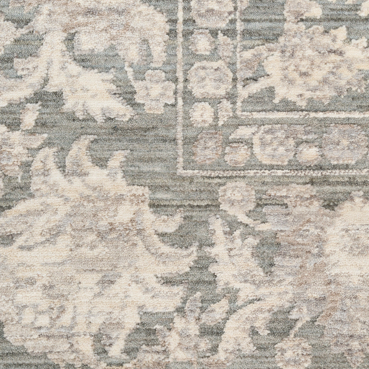 nourison shadows shw08 sage ivory rug