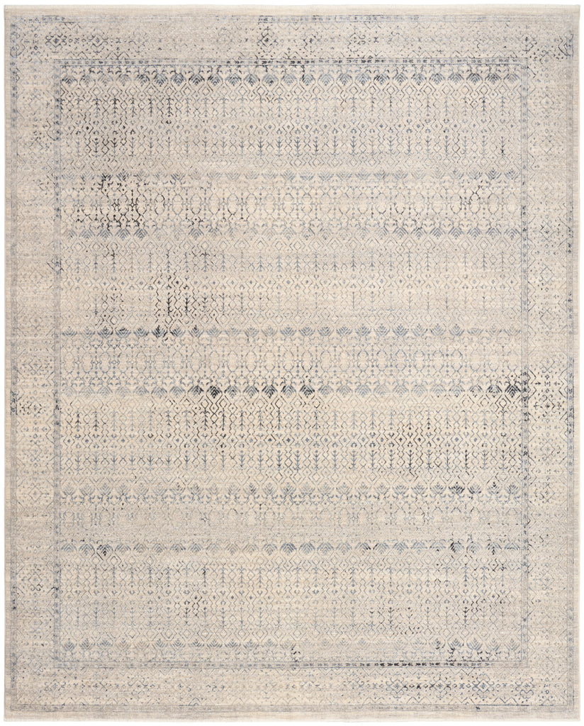 nourison sultana sll04 ivory blue rug
