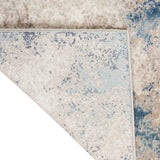 nourison ck022 infinity ifn05 ivory grey blue rug