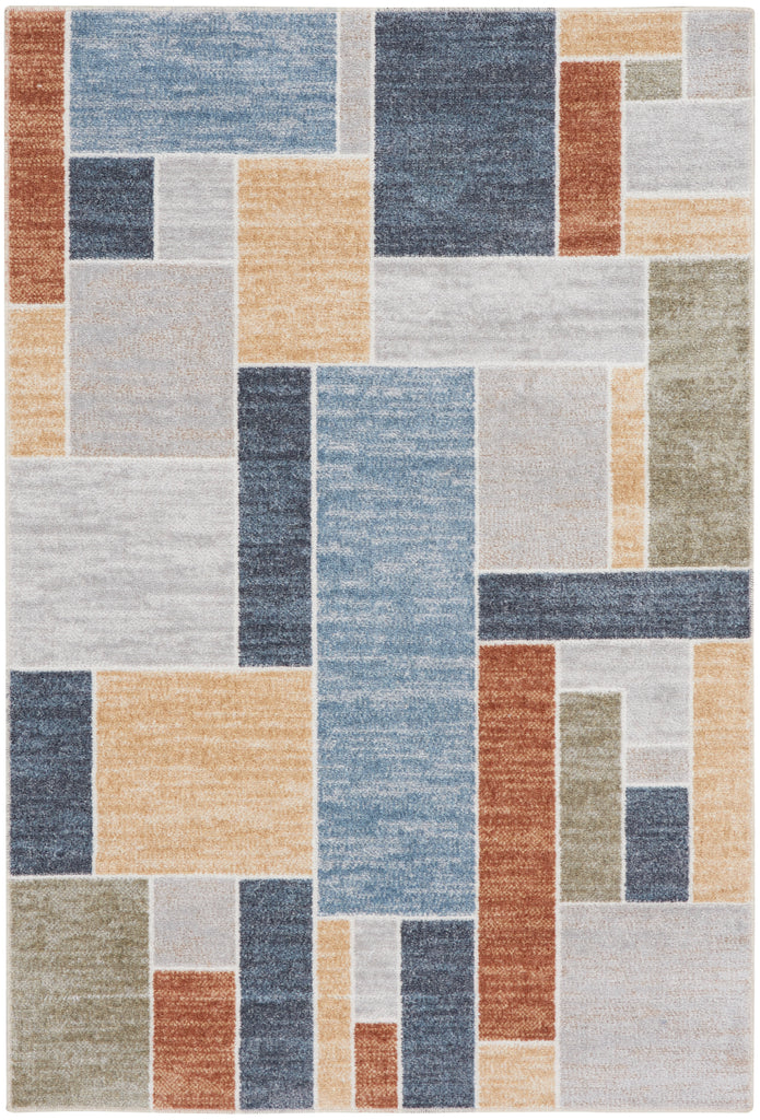 nourison astra machine washable asw09 multicolor rug