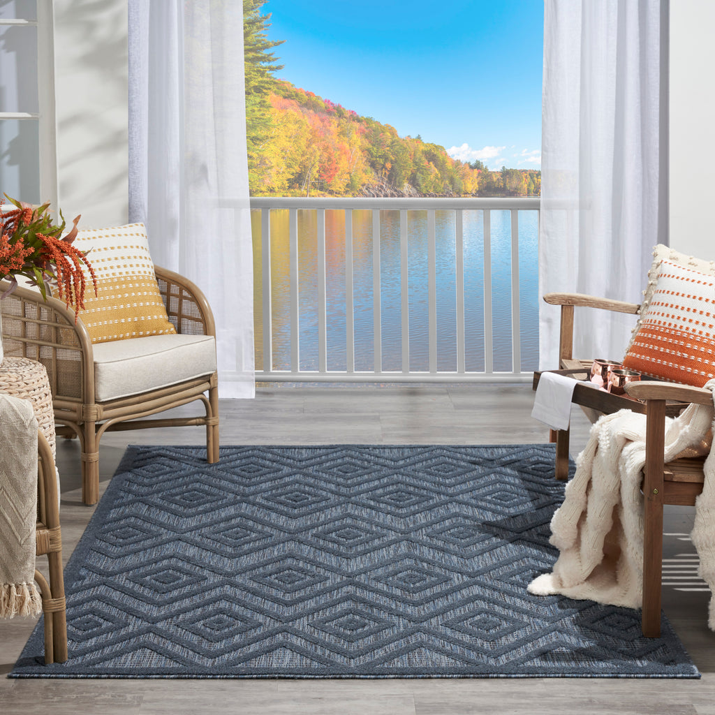 nourison versatile nrv01 navy blue rug