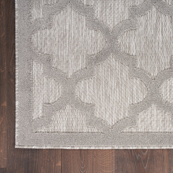 nourison easy care nes01 silver grey rug
