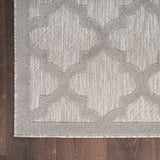 nourison easy care nes01 silver grey rug